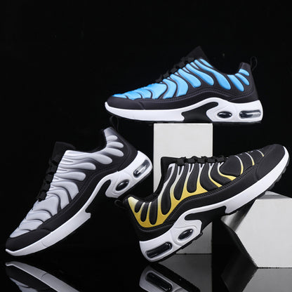Color-blocked Sneakers Men Personalized Fashion Lace Up Air C
