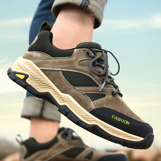 Lace-up Sneakers For Men Casual Breathable Outdoor Hiking