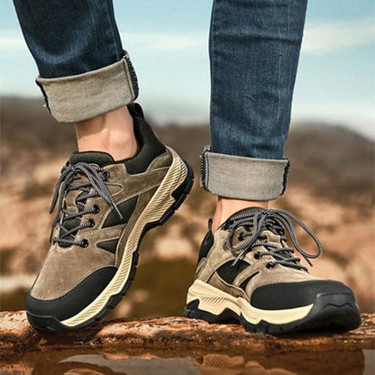 Lace-up Sneakers For Men Casual Breathable Outdoor Hiking