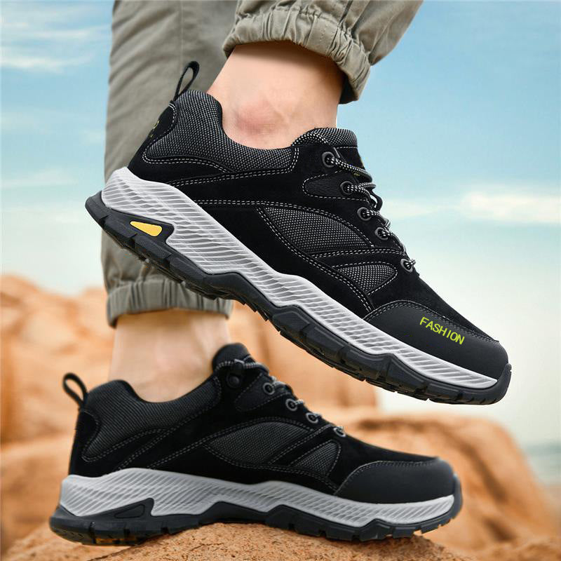 Lace-up Sneakers For Men Casual Breathable Outdoor Hiking